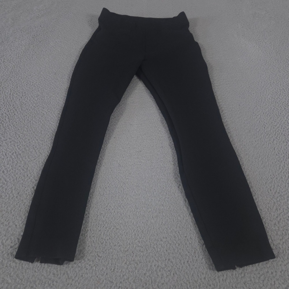 Spanx Pants Womens Small Black The Perfect Ankle Back Seam Skinny Ponte Stretch